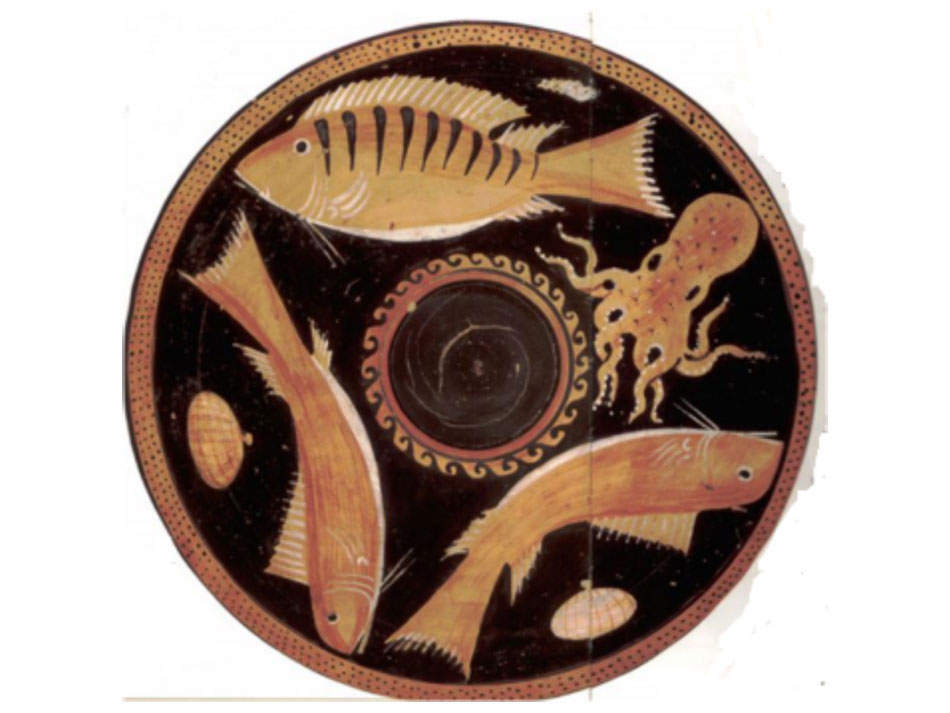 Fig. 3. Sea food. Platter, Louvre Museum (Royer/Salles/Trassard 2005, p. 67).