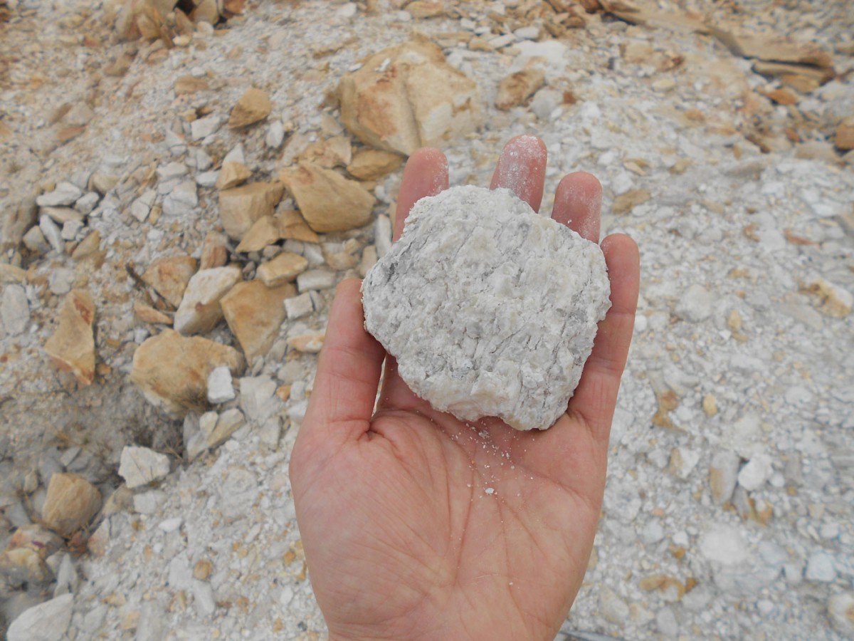 Hand sample of 3.02 billion year old paleosol (credit: Quentin Crowley - Trinity College Dublin).