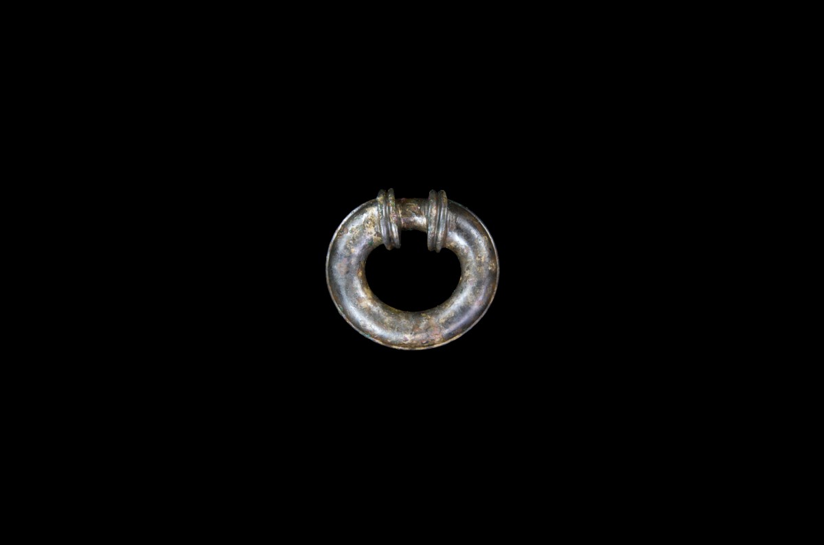 Fig. 7. Detail of the miniature terret ring. Credit: University of Leicester. 