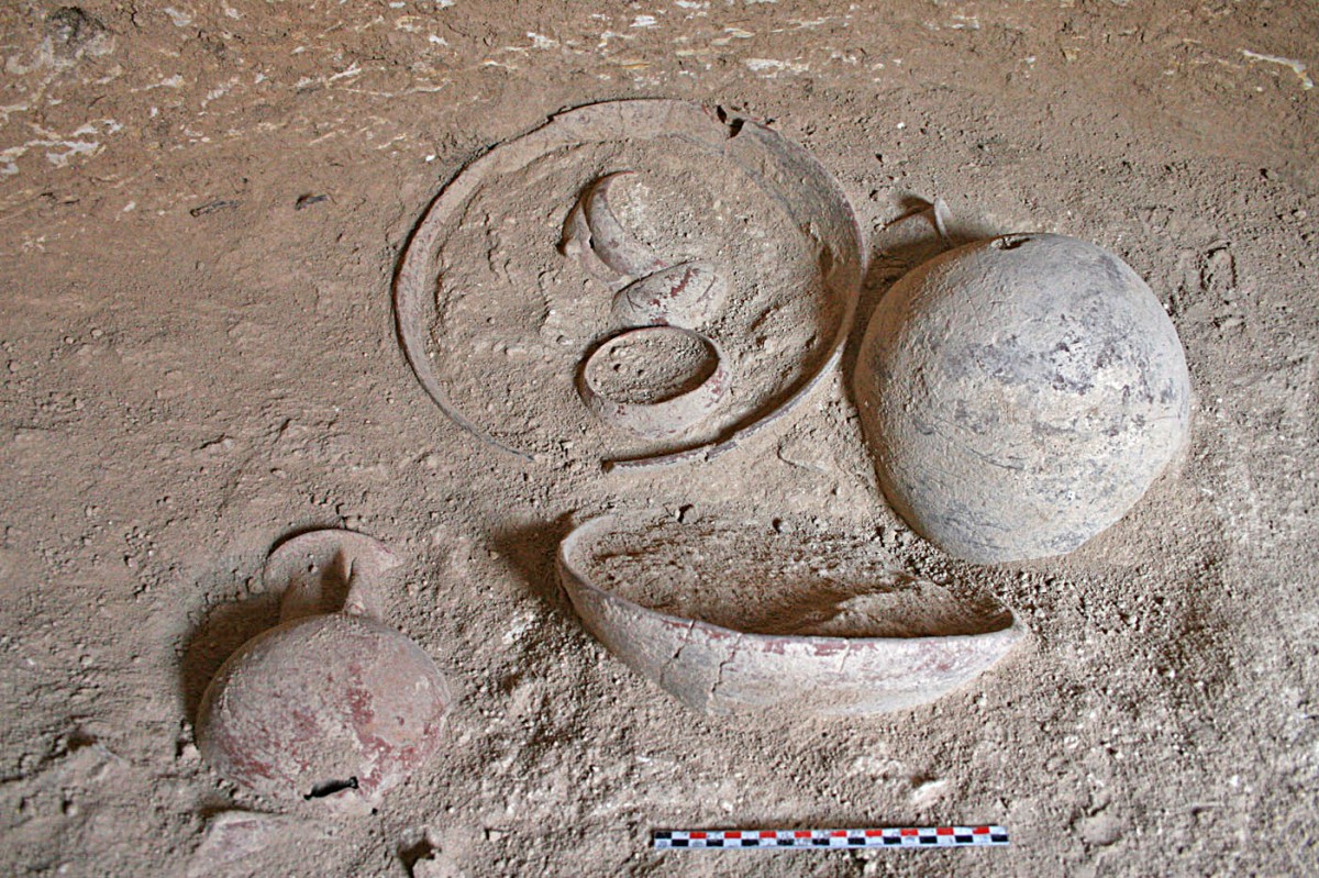 Erimi-Laonin: Finds from the chamber tomb 428. Photo credit: Department of Antiquities of Cyprus 