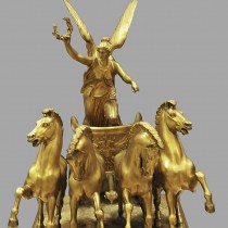 Quadriga from the collection of Theophil Hansen at the Acropolis Museum