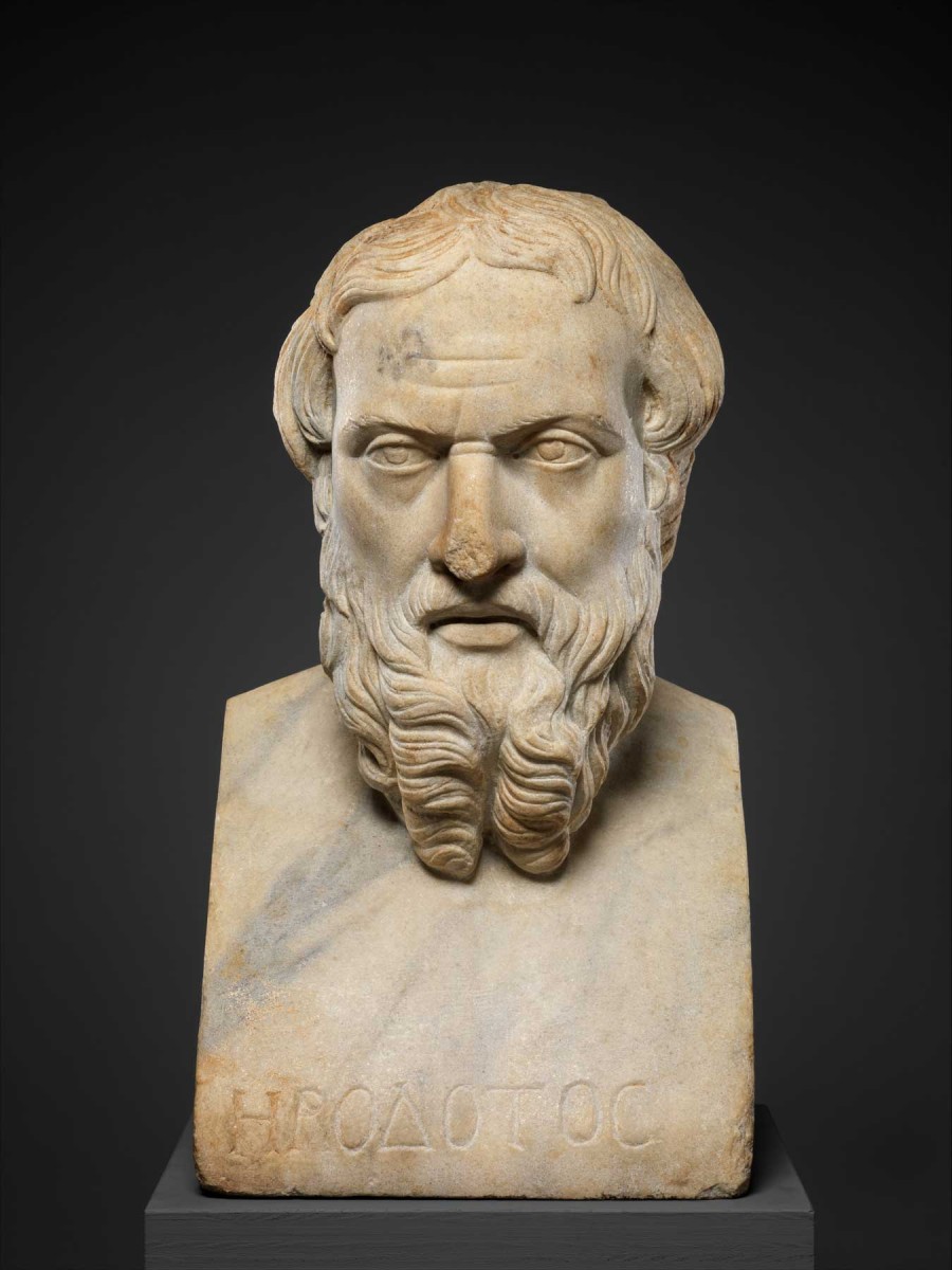 Marble bust of Herodotos, 2nd c. AD. Credit: The Metropolitan Museum of Art