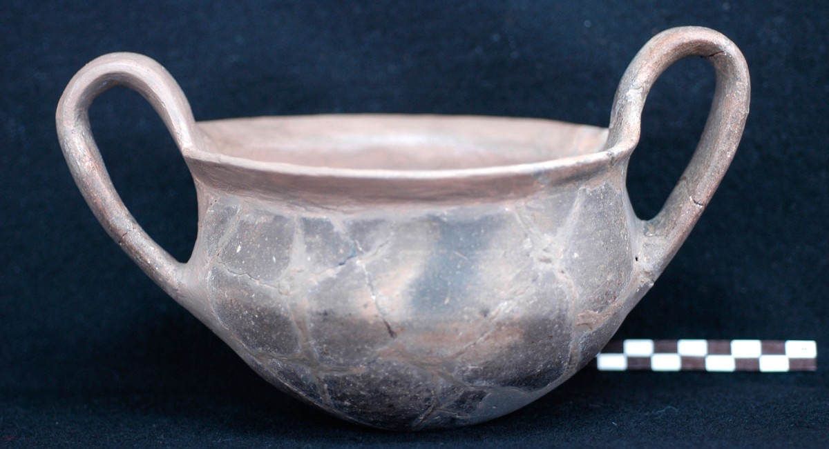 Fig. 5. Example of semi-coarse handmade pottery with polished surface. (Source: 12th E.P.C.A. archive)