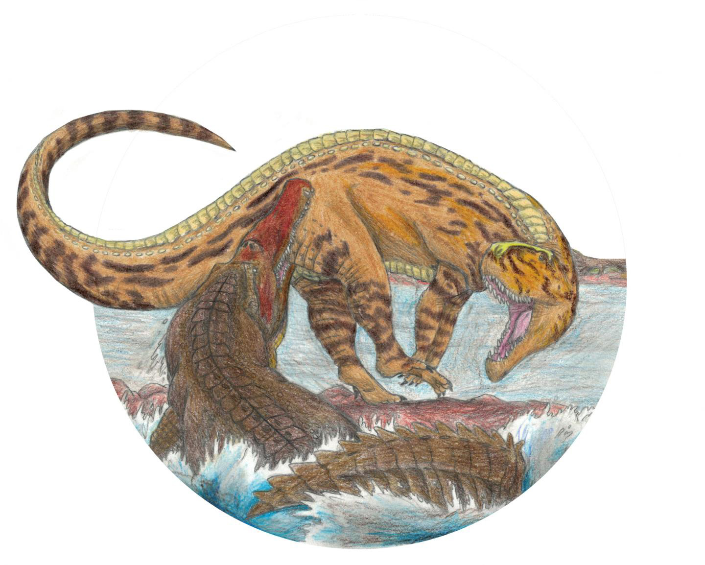 Feces, Bite Marks Flesh Out Giant Dino-Eating Crocs