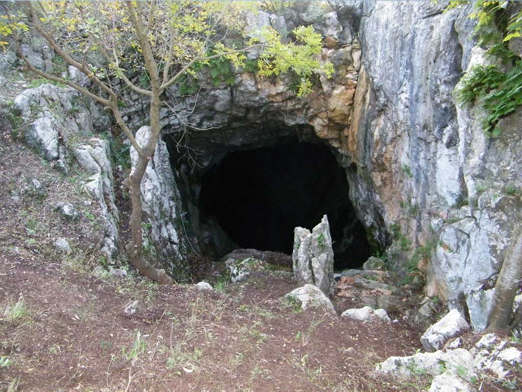External view of the cave 