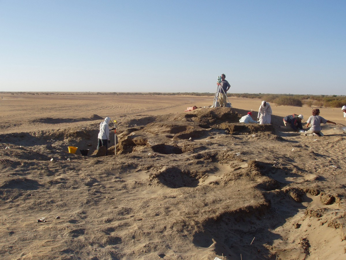 Plant particles found during the excavation of this Neolithic cemetery in Nubia (Sudan) turned out to be traces of domestic cereals when analyzed in a lab. Copyright: D. Usai/ S. Salvatori.