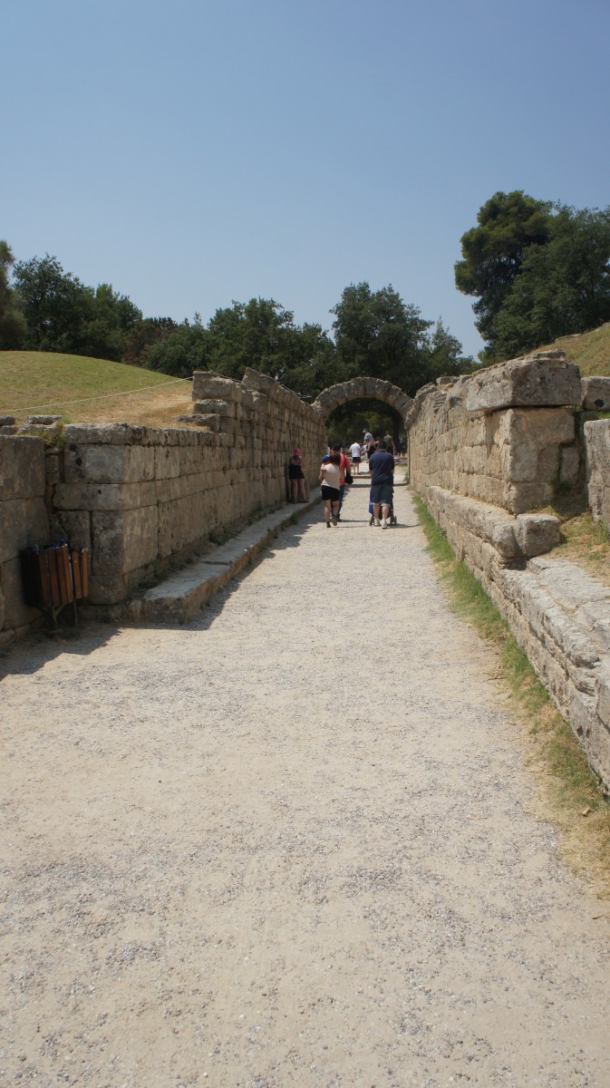 Entrance to the stadium of ancient Olympia