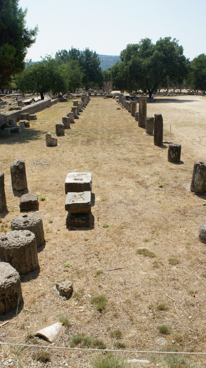 The ancient Gymnasium of Olympia