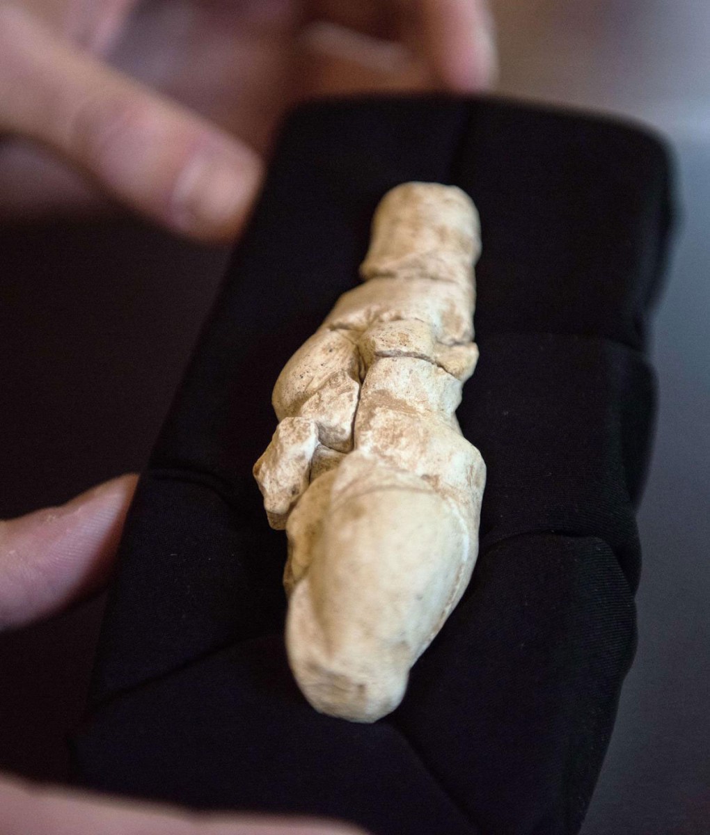 Aspect of the Venus of Renancourt. Photo credit:  AFP/Getty Images.