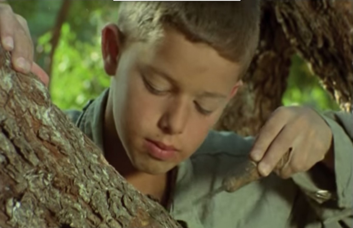 The mastic culture is a family occupation that requires laborious care throughout the year by men and women of all ages. (Snapshot of video © Silas Michalakas, 2011)