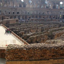 Red numbers on Colosseum