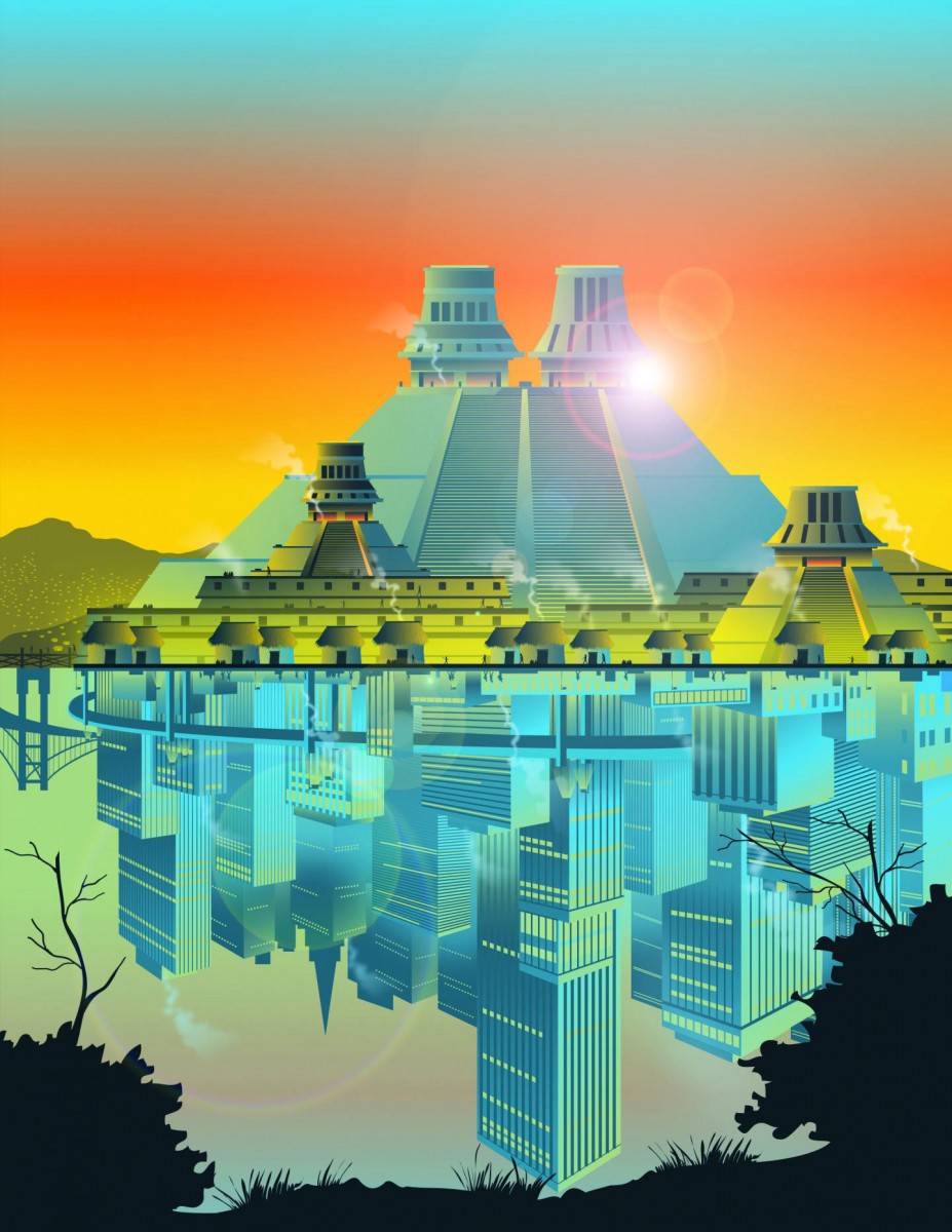 The underlying organizational ingredients of modern cities were present in ancient settlements in the Basin of Mexico.
Credit: Gabriel Garcia for the Santa Fe Institute.