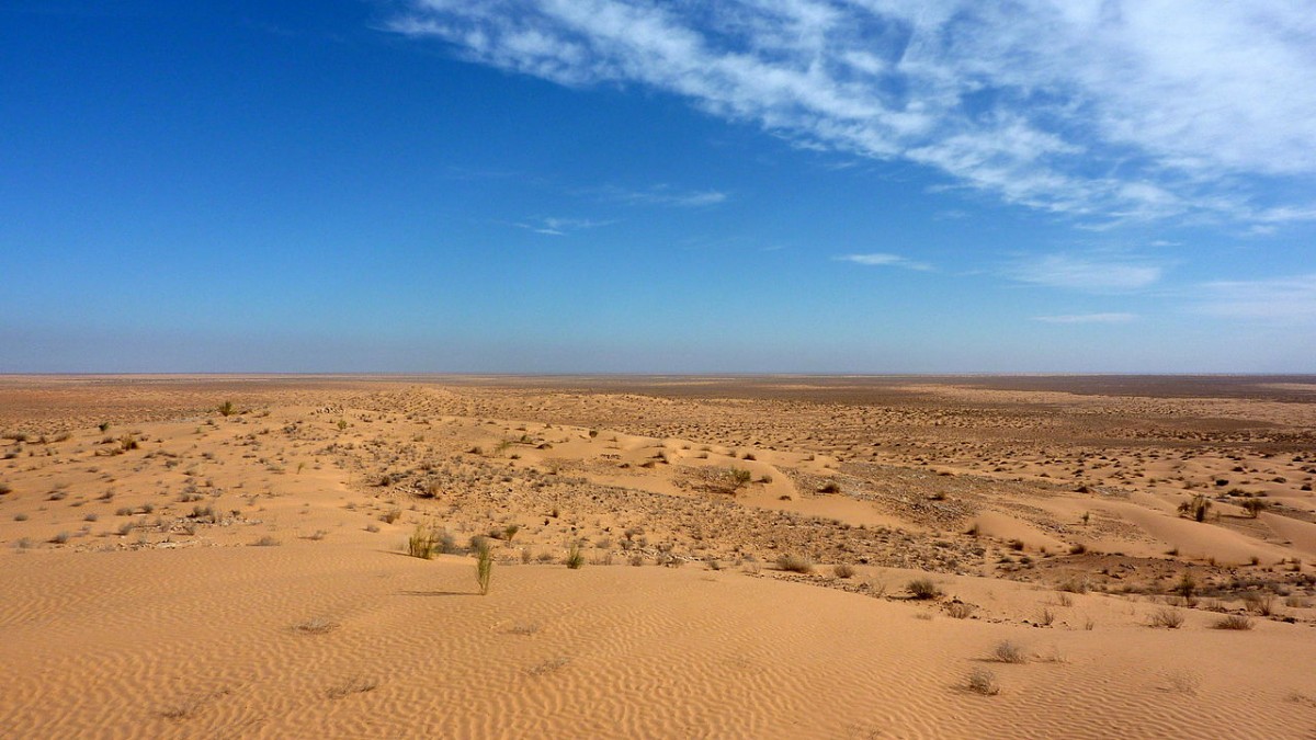 View of the Sahara Desert as it is today.