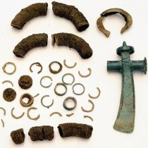 Treasure of bronze objects found in East Poland