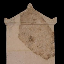 A stone stele from the temple of Apollo the Savior