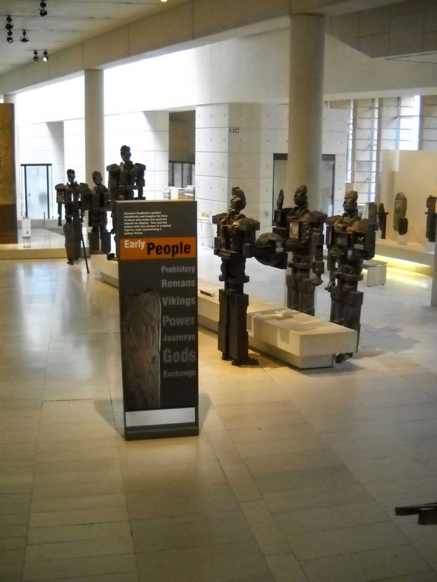 Fig. 5: National Museum of Scotland: the section on prehistory, Edinburgh. Photo: A. Bounia.