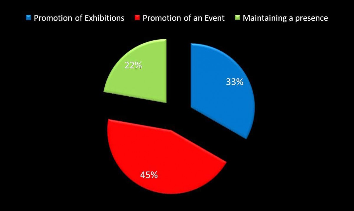 Graph 8. Types of posts of archaeological museums that are active on Facebook.