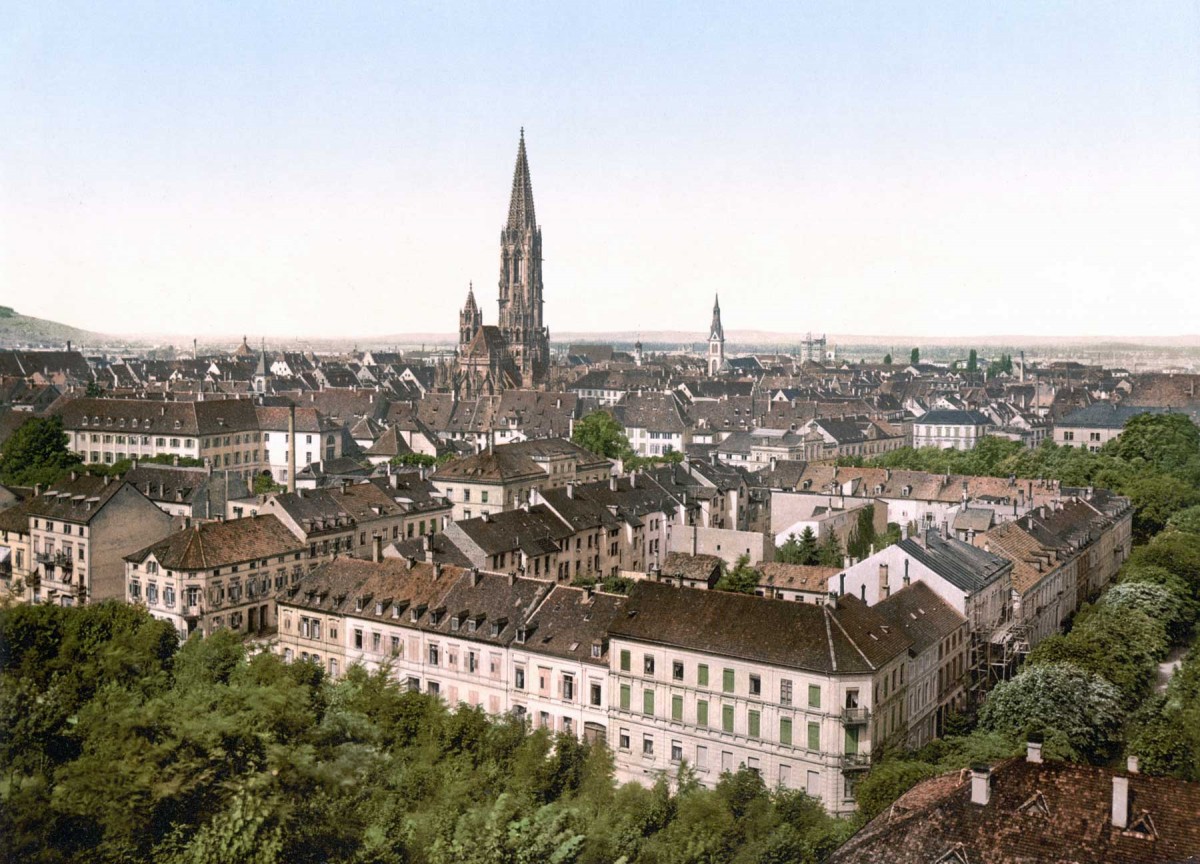 Freiburg around 1900.