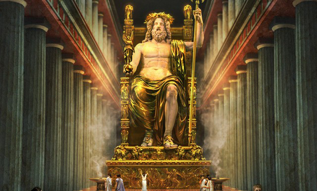 Meeting the gaze of Zeus