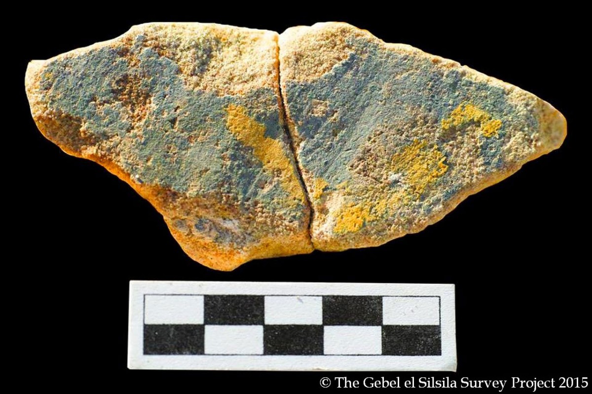 Star fragments from the site. Photo Credit: Gebel el Silsila Survey Project.
