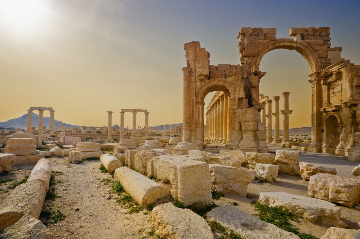 Hadrian’s Gate, Palmyra. Photo Credit: The Guardian - Fernando Arias/Getty Images/Flickr RF