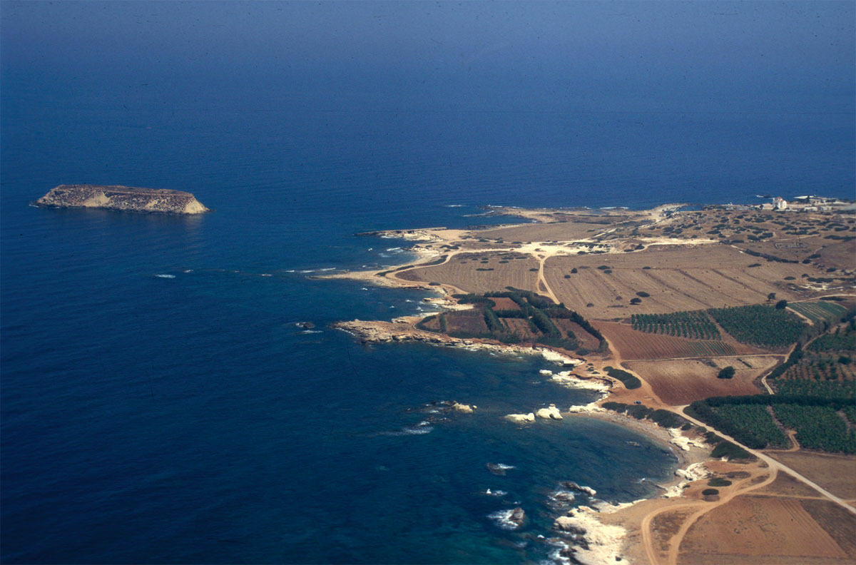 The 2015 season included new and important work on the mainland opposite Geronisos. (Credit: Department of Antiquities of the Republic of Cyprus)
