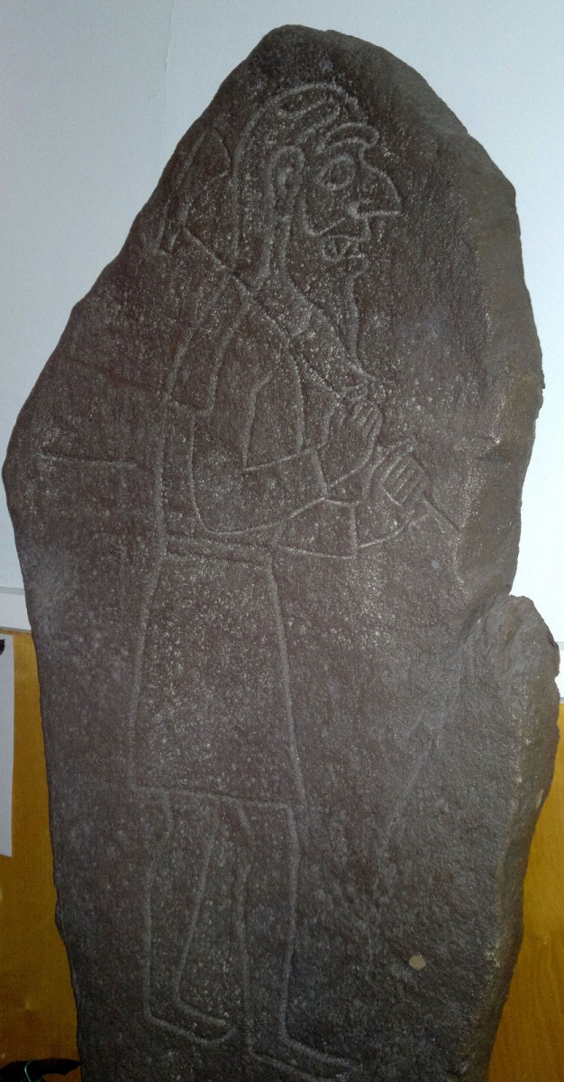 The carved Pictish stone called 