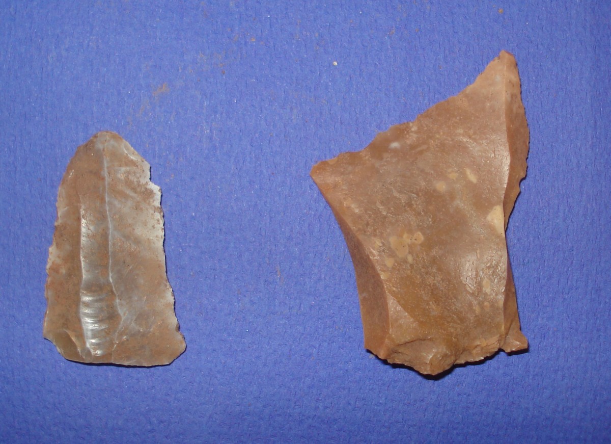 Ammotopos: Stone tools from the buildings' interiors. (Photo: Ephorate of Antiquities of Arta)