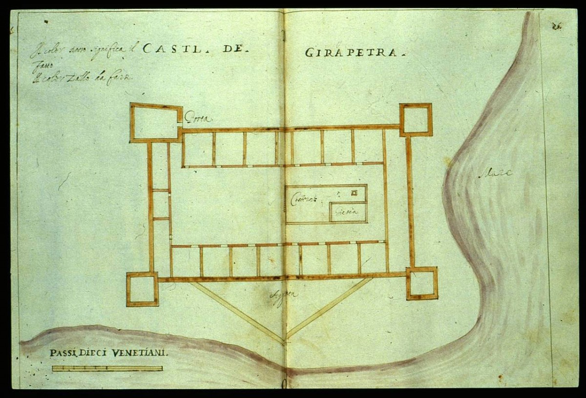 Fig.6. The Cale fort in Ierapetra (R.F. Monani, 1612).