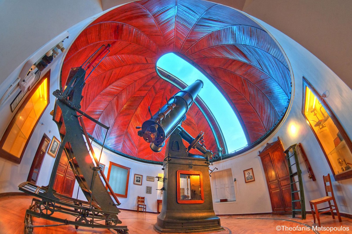 The Doridis telescope was built by the French company of P.F. Gautier in 1902