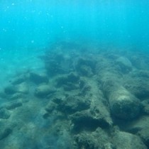 Two shiprecks located off the coast of Methoni