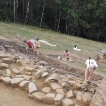 Archaeologists unearthed monumental stone structures in the Carpathians