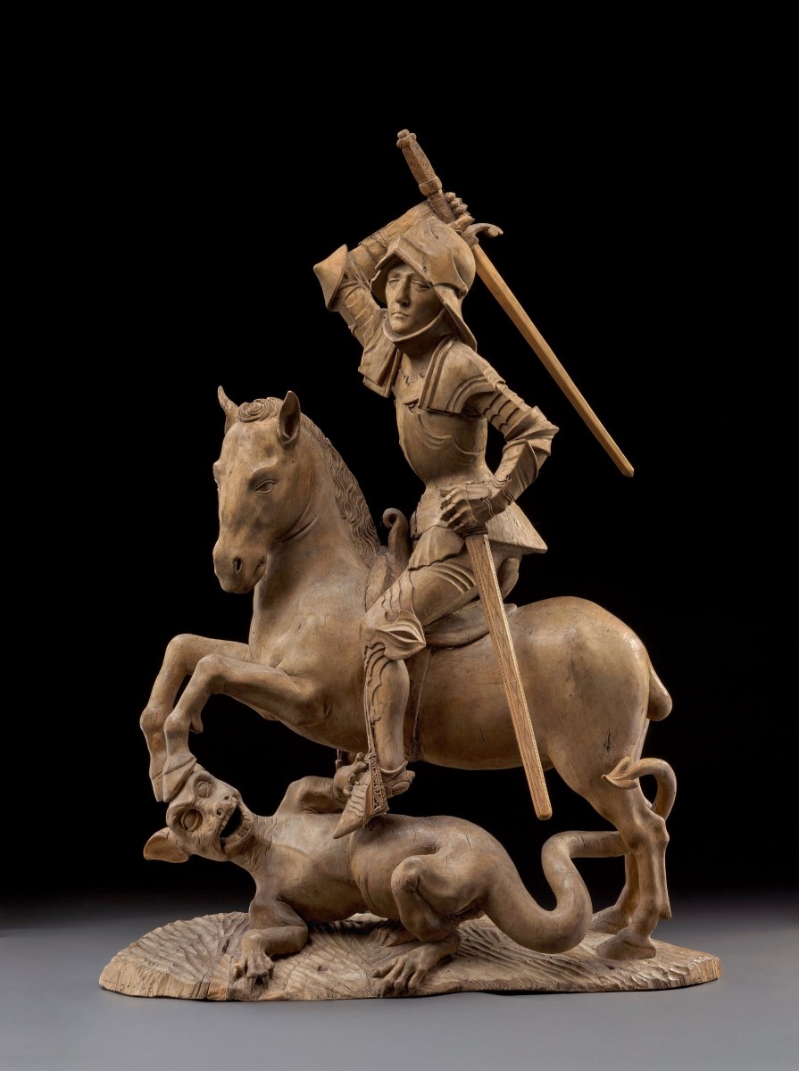 Saint Georges combats the dragon. Photo Credit:  © Tilman Riemenschneider © BPK Berlin.