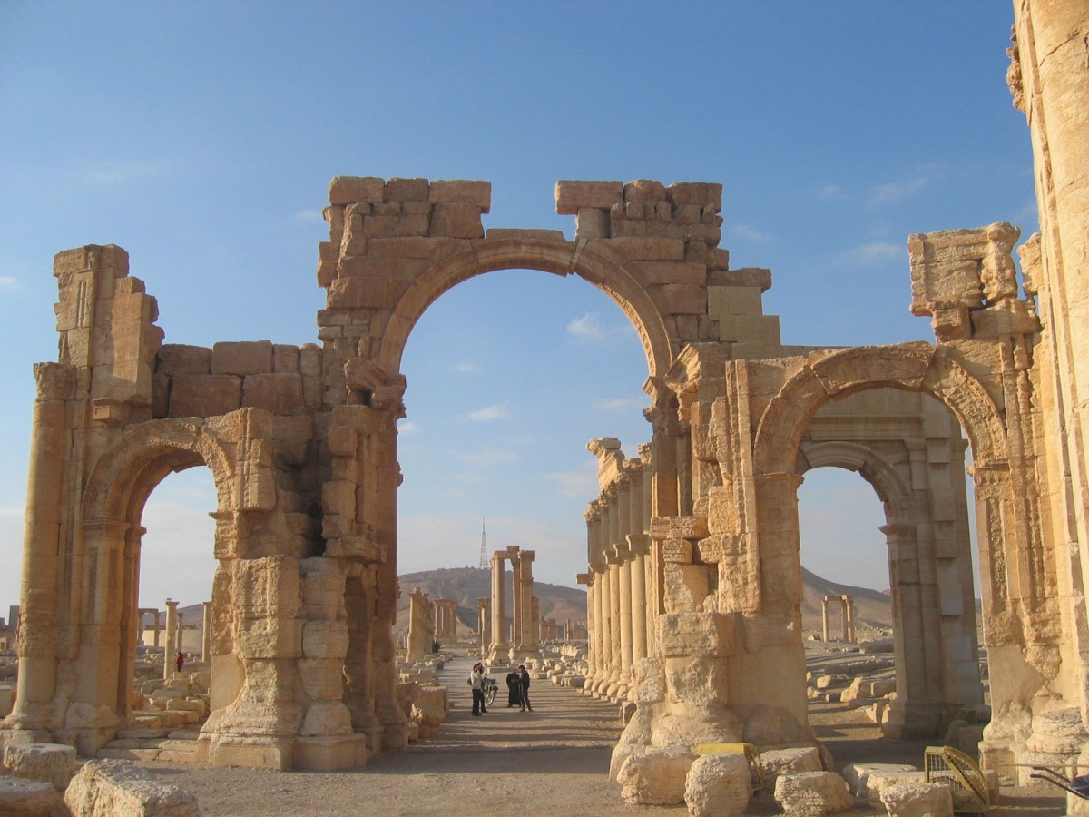 Arch of Triumph, Palmyra, Syria. 