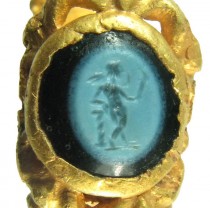 Roman ring depicting cupid to be put on display