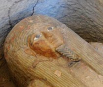 Extremely well preserved Egyptian sarcophagus found