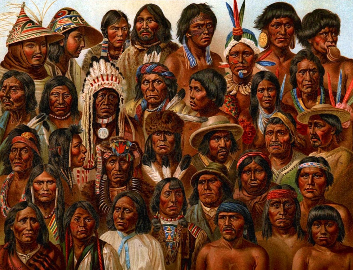 Genetic analyses supports the view that the ancestors of Native Americans arrived in Alaska from Siberia across the land bridge known as Beringia  and not from Europe or the Middle East [Credit: Painting by G. Mülzel,  via Archaeologz News Network]