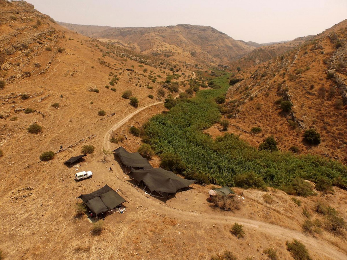View of excavation site NEG II in the Jordan Valley.
Credit: Austin (Chad) Hill ©Leore Grosman