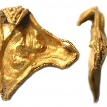 A gold mount found in Norfolk puzzles archaeologists