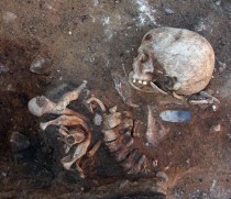 Vertical burial found in Germany