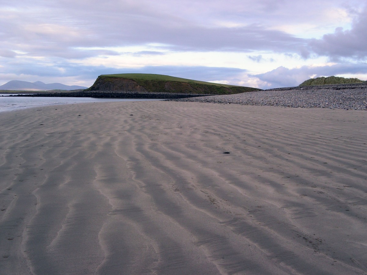 A drowned drumlin in Clew Bay, Ireland. 