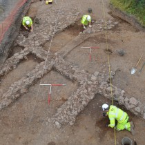 A medieval village under Central Scotland’s motorway