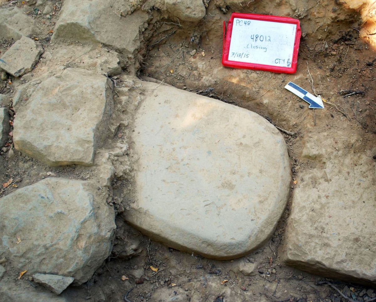 The Etruscan stele was discovered embedded in the foundations of a monumental temple where it had been buried for more than 2,500 years.
Credit: Mugello Valley Project