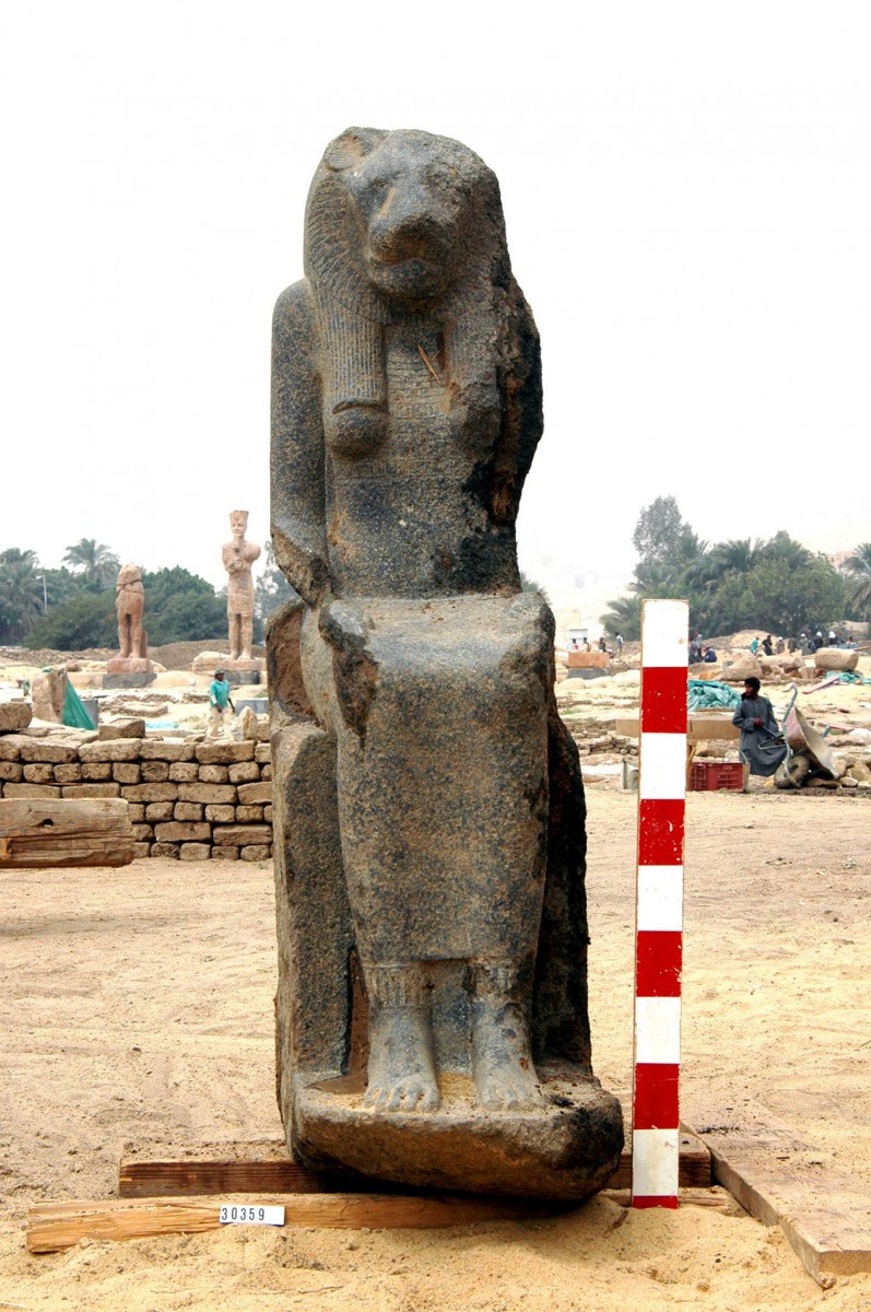 Sekhmet statue from Kom el Hetan.