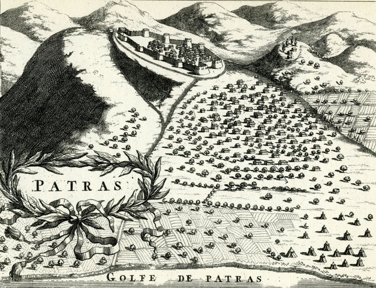 Fig. 1. Patras. Etching, M.V. Coronelli, 1686.