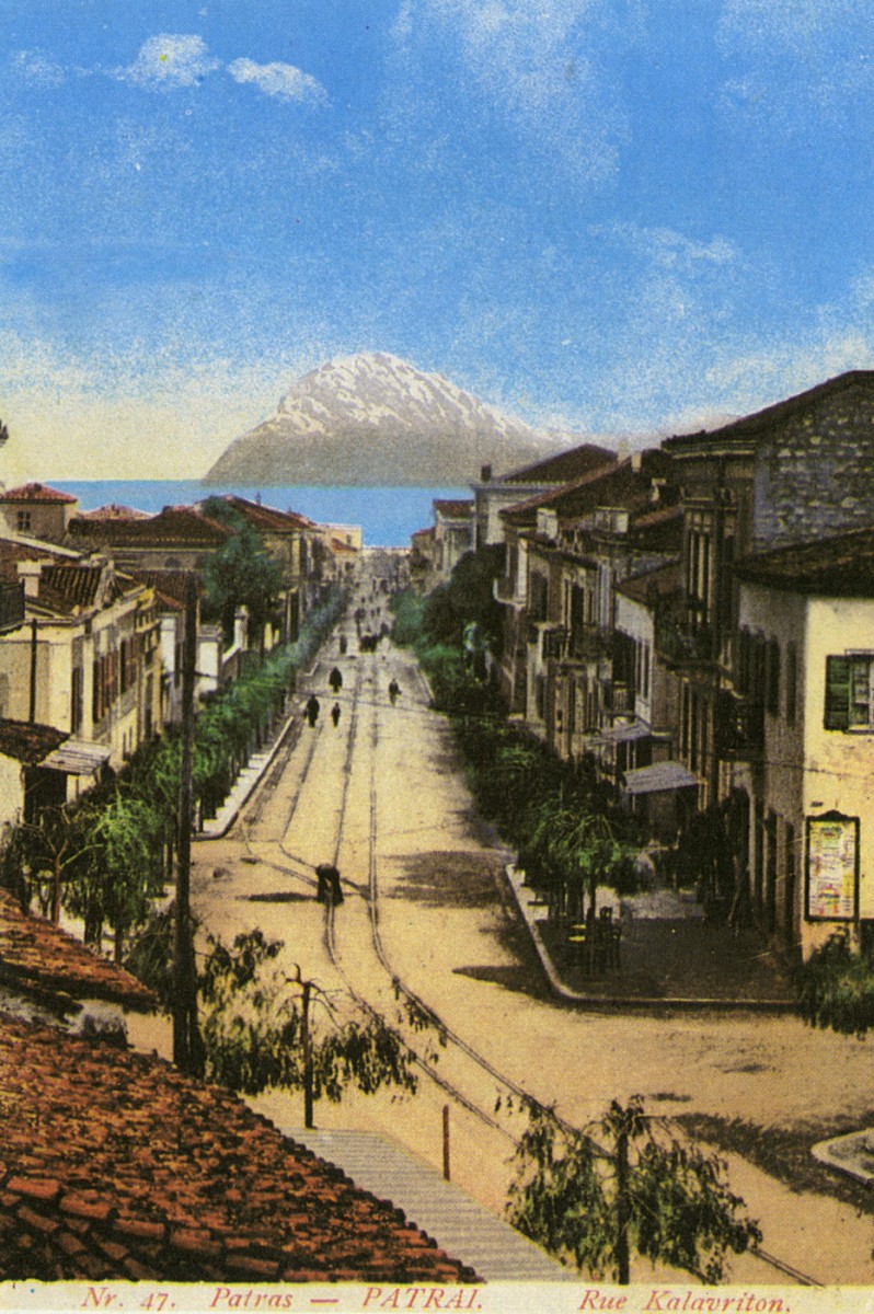 Fig. 37. Patras. Kalavryton Street, Postcard.