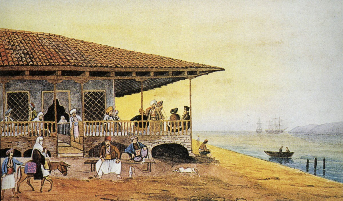 Fig. 9. Patras. Seaside cafe. Watercolour from the book ‟Liberated Greece and the scientific expedition of Moreas. The Peype’ album from the Stephanos Vallianos Collection”, Editing -
Introduction: St. Papadopoulos. Commentary on paintings: Agapi Karakatsani, National Bank of Greece, Athens 1971.