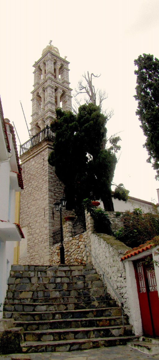 Fig. 2. The bell tower of Panaghia Limnia.