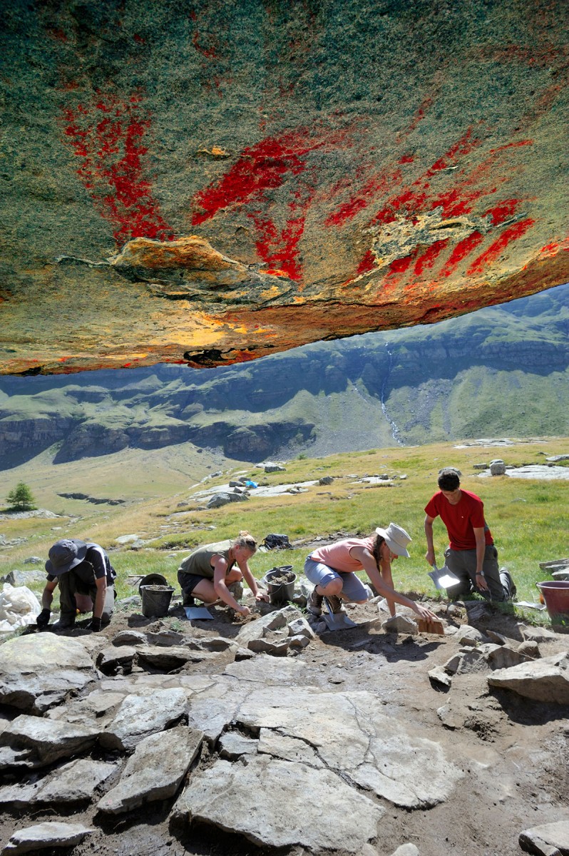 Alpine rock art