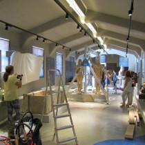 The twin Kouroi to be presented to the public